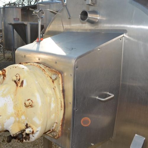 Rietz Bepex Model RC60 Approx 130 Cu Ft S/S Single Wall Horizontal Creamer