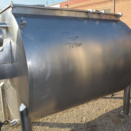 Rietz Bepex Model RC60 Approx 130 Cu Ft S/S Single Wall Horizontal Creamer