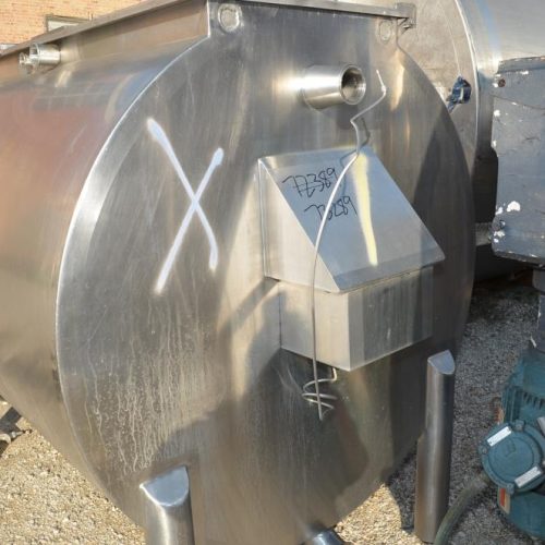 Rietz Bepex Model RC60 Approx 130 Cu Ft S/S Single Wall Horizontal Creamer