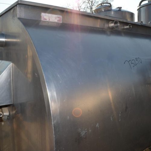 Rietz Bepex Model RC60 Approx 130 Cu Ft S/S Single Wall Horizontal Creamer