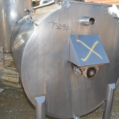 Rietz Bepex Model RC60 Approx 130 Cu Ft S/S Single Wall Horizontal Creamer