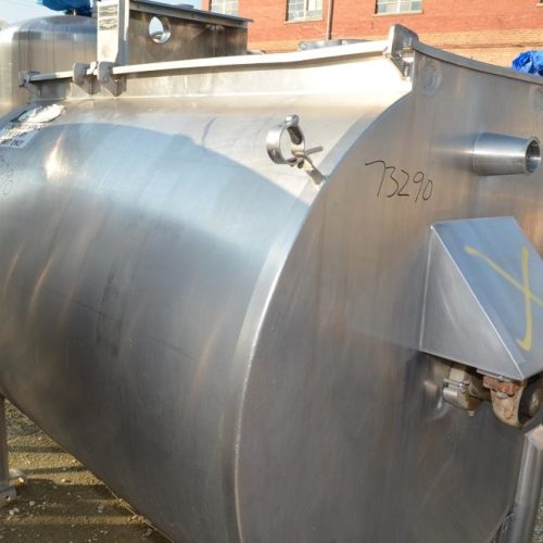 Rietz Bepex Model RC60 Approx 130 Cu Ft S/S Single Wall Horizontal Creamer