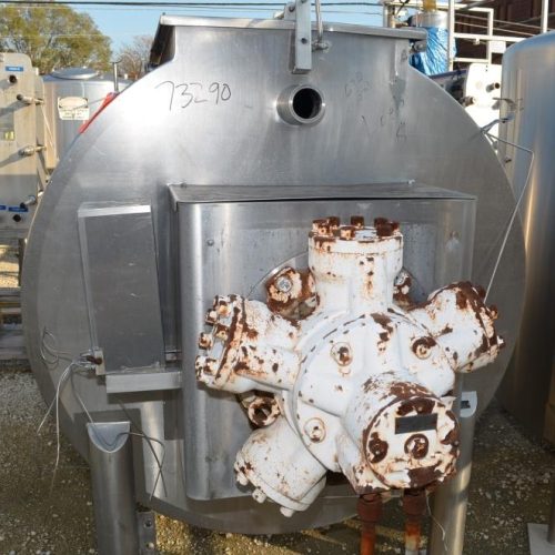 Rietz Bepex Model RC60 Approx 130 Cu Ft S/S Single Wall Horizontal Creamer