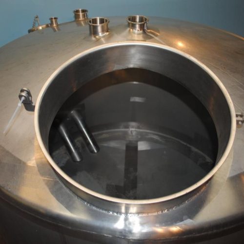 400 Gallon S/S Vertical Single Wall Tank