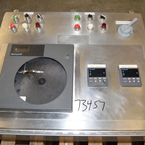 Groen S/S Electrical Cabinet with Honeywell Digital Controls and Chart Recorder