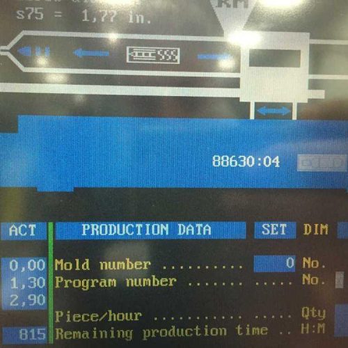 Krauss Maffei Model 2801200B2 310 Ton Injection Molding Machine