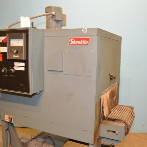 Shanklin Model HS1H Hi-Speed Automatic Shrink Wrapper with 22 in L Heat Shrink Tunnel