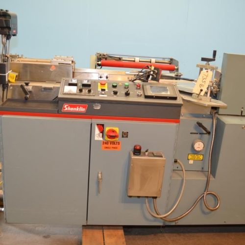 Shanklin Model HS1H Hi-Speed Automatic Shrink Wrapper with 22 in L Heat Shrink Tunnel