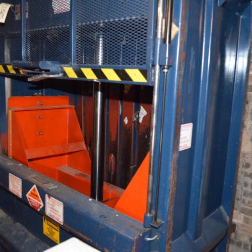 JV Manufacturing Model VB60B 60 in wide Vertical Hydraulic Baler