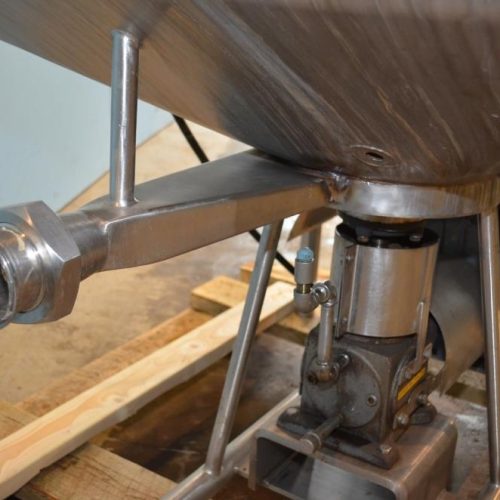 125 Gallon 15 HP S/S Square Jacketed Liquifier