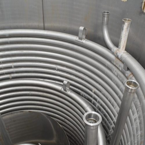 Stork Vertical S/S Helical Coiled Tube in Tube Sterilizing Heat Exchanger