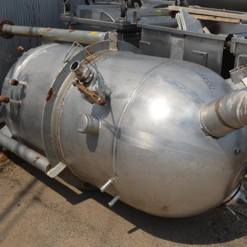 200 Gallon Hamilton S/S Vertical Jacketed Vacuum Kettle
