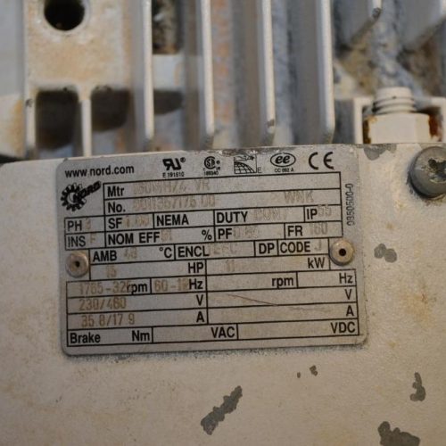 Moyno 6.25in Dia S/S 15 HP 2 Stage Bare Shaft Sanitary Progressive Cavity Pump