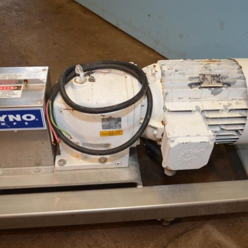 Moyno 4.75 In Dia S/S 15 HP 4 Stage Bare Shaft Sanitary Progressive Cavity Pump