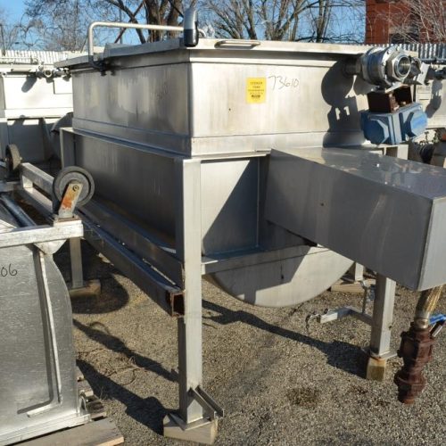 L and A 400 Gallon S/S Rotary Coil Mixer Cooker For Jams and Jellies