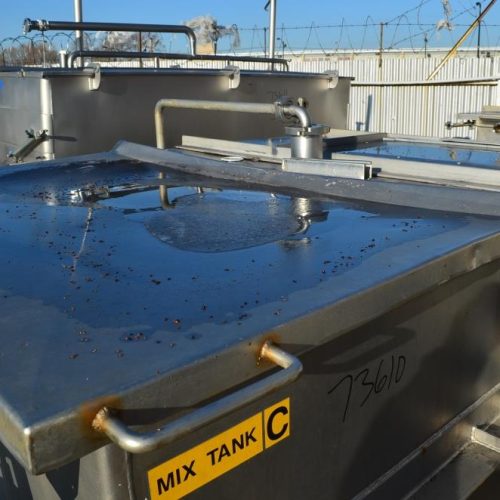 L and A 400 Gallon S/S Rotary Coil Mixer Cooker For Jams and Jellies