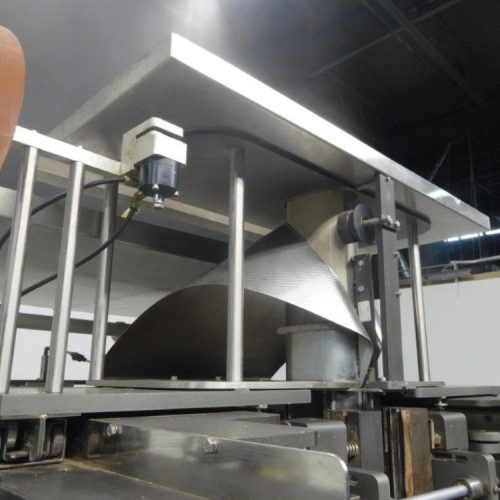 Pacmac Model 9500 Vertical FFS Zipper Slider Bowl Feeder and Zipper Spool