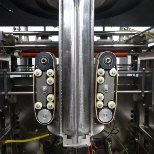 Pacmac Model 9500 Vertical FFS Zipper Slider Bowl Feeder and Zipper Spool