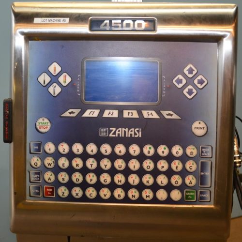 Zanasi Model Z4500 high speed up to 4 line or bar code Ink Jet Coder