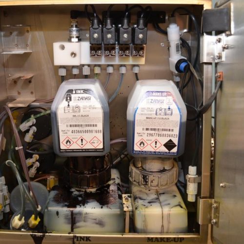 Zanasi Model Z4500 high speed up to 4 line or bar code Ink Jet Coder