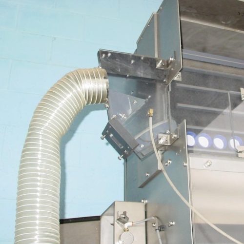 US Bottlers S/S High Speed Cap Elevator Sorter set up for 43mm Flat Sport Caps