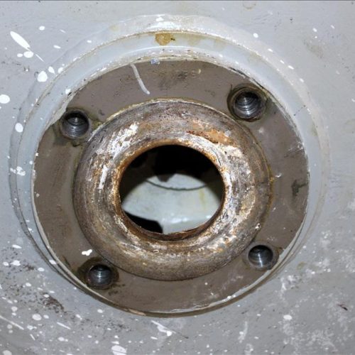 1,800 Gallon Kennedy Tank C/S Vertical Turnine Agitated Mix Tank