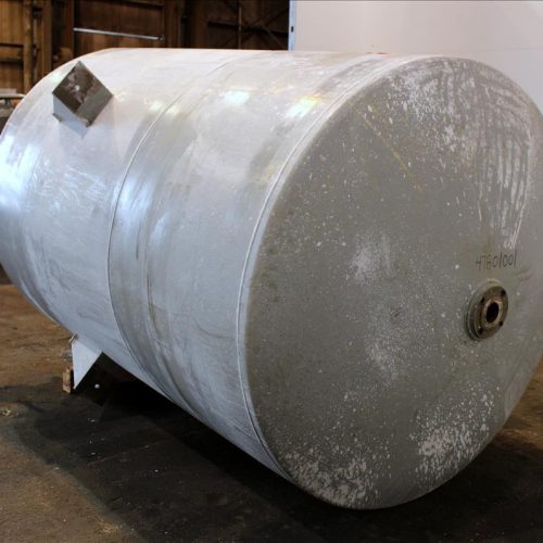 1,800 Gallon Kennedy Tank C/S Vertical Turnine Agitated Mix Tank