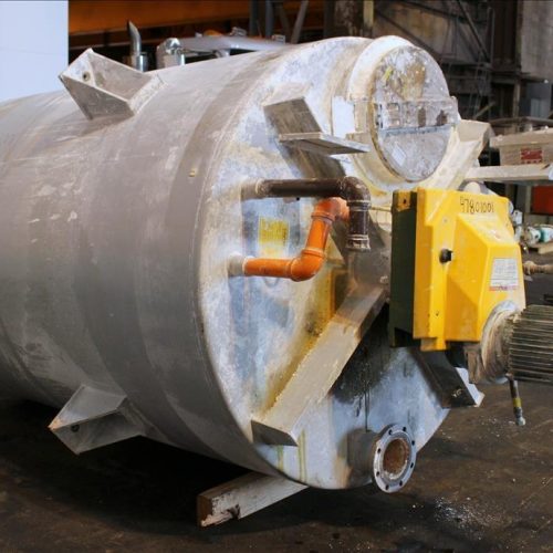 1,800 Gallon Kennedy Tank C/S Vertical Turnine Agitated Mix Tank