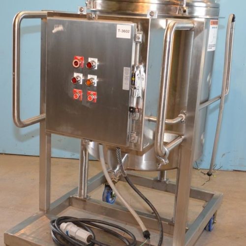 100 Gallon DCI S/S Single Wall Portable Tank with Control Box for Agitator and Pump