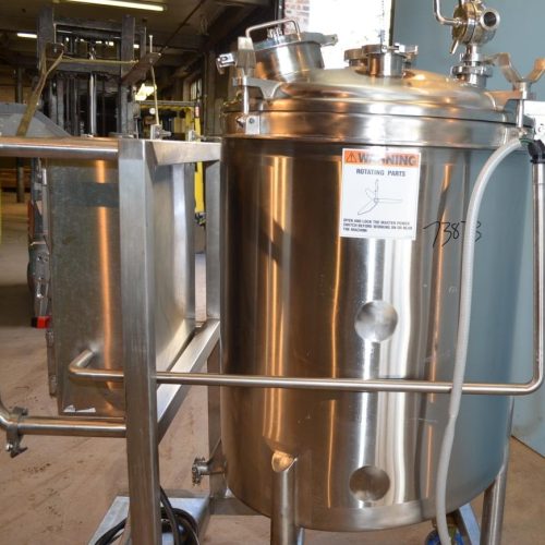 100 Gallon DCI S/S Single Wall Portable Tank with Control Box for Agitator and Pump