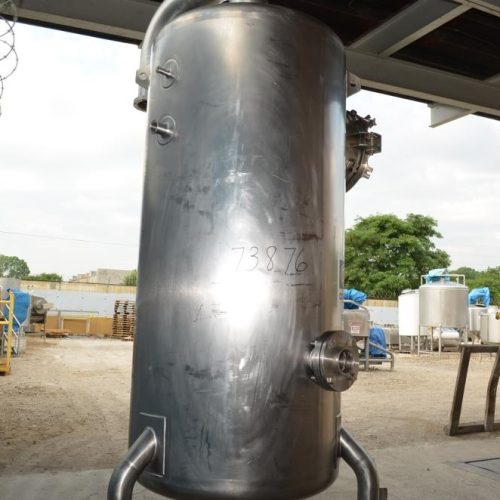 200 Gallon Cherry Burrell Model 30 T316 S/S Flash Cooler Tank