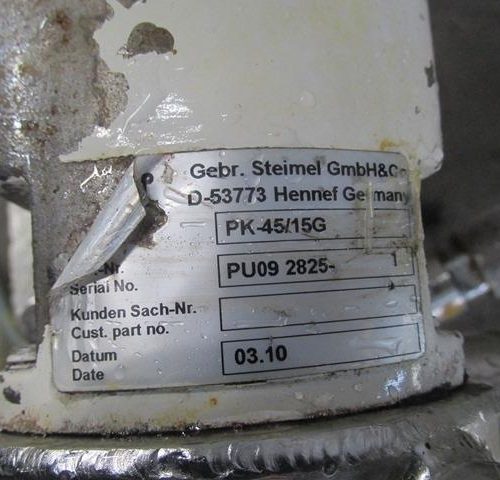 Fryma Model MS18 S/S10-80 LPH Coball Mill