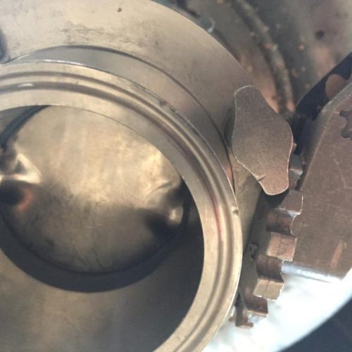 25 Gallon Lee Model 25D12T S/S Triple Motion Vacuum Kettle