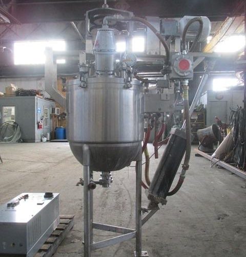 25 Gallon Lee Model 25D12T S/S Triple Motion Vacuum Kettle
