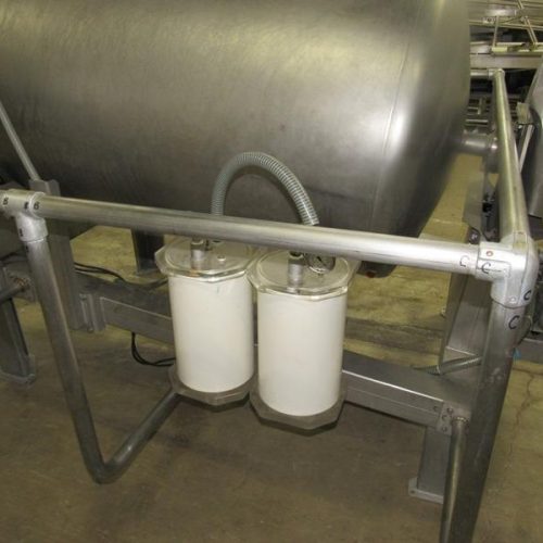 Sipromac Model VT2000 S/S 2,000 lbs Cap Vacuum Massager with Busch Vac pump