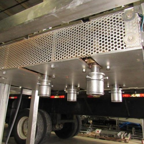 6 Head S/S Hydraulcally Operated Meat Core Sampler With Stainless Steel Hopper