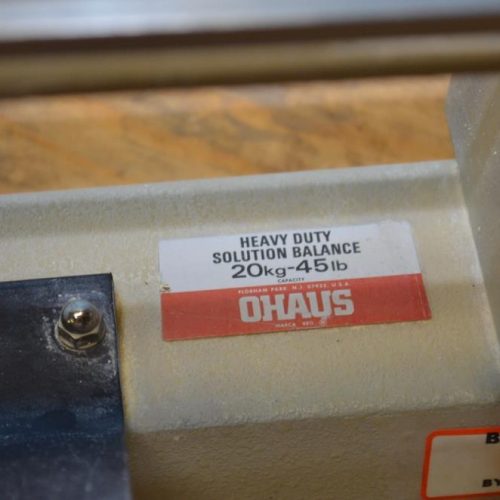 Ohaus 20 kg Capacity Heavy Duty Bench Top Solution Mechanical Beam Scale