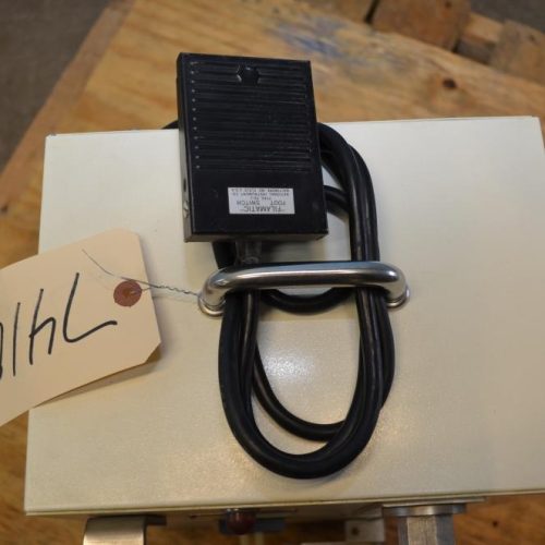 Filamatic Model AB8 Benchtop Semi-Automatic Single Nozzle Piston Filler