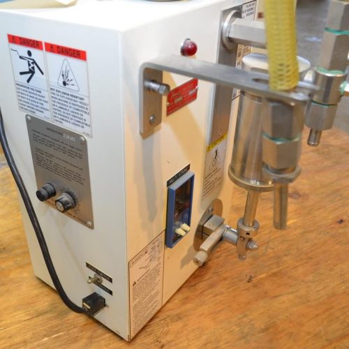 Filamatic Model AB8 Benchtop Semi-Automatic Single Nozzle Piston Filler