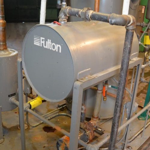 Fulton Model ICS010A Gas Fired Steam 335,000 BTU Skid Mounted Boiler