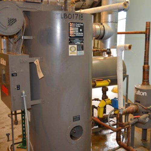 Fulton Model ICS010A Gas Fired Steam 335,000 BTU Skid Mounted Boiler