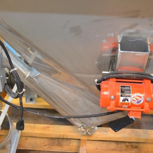 Hapman Series 300 Flexible Screw Conveyor 9 Ft Dis H with Bag Dump and Dust Collector