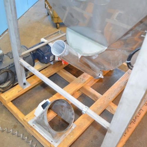 Hapman Series 300 Flexible Screw Conveyor 9 Ft Dis H with Bag Dump and Dust Collector