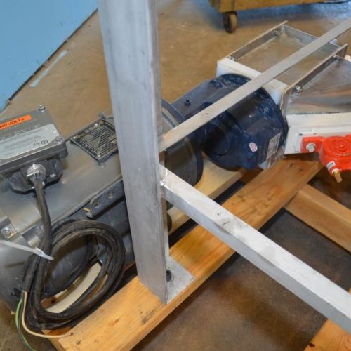 Hapman Series 300 Flexible Screw Conveyor 9 Ft Dis H with Bag Dump and Dust Collector