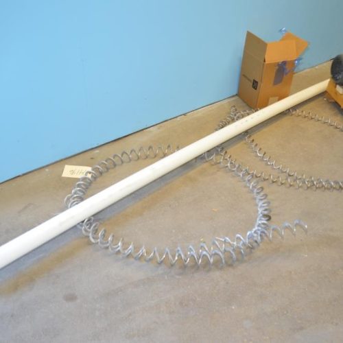 Hapman Series 300 Flexible Screw Conveyor 9 Ft Dis H with Bag Dump and Dust Collector
