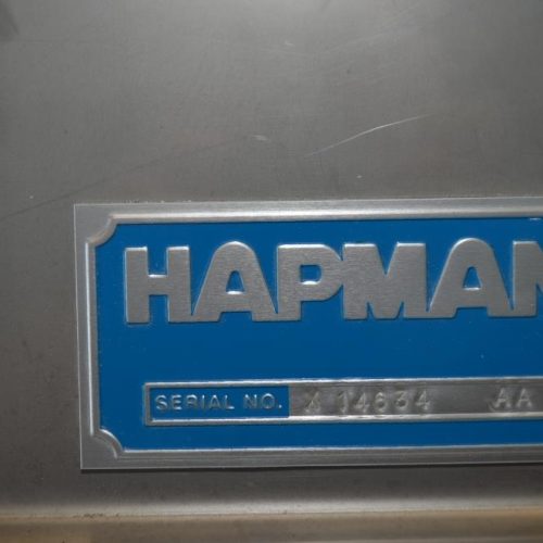 Hapman Series 300 Flexible Screw Conveyor 9 Ft Dis H with Bag Dump and Dust Collector