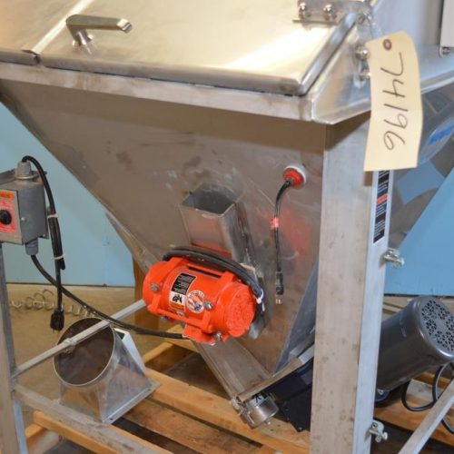 Hapman Series 300 Flexible Screw Conveyor 9 Ft Dis H with Bag Dump and Dust Collector