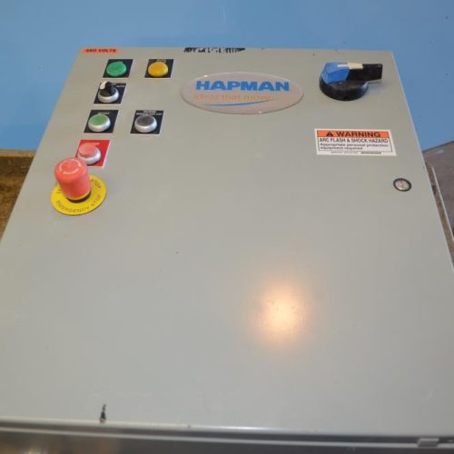 Hapman Series 300 Flexible Screw Conveyor 9 Ft Dis H with Bag Dump and Dust Collector
