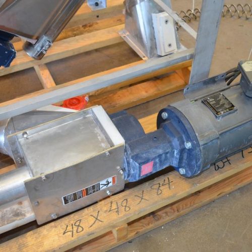 Hapman Series 300 Flexible Screw Conveyor 9 Ft Dis H with Bag Dump and Dust Collector
