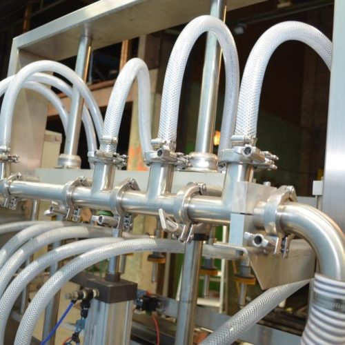 Accutek 60 BPM Liquor or Beer Bottling Line, Rinser, Filler, Plugger, Conveyor, Etc